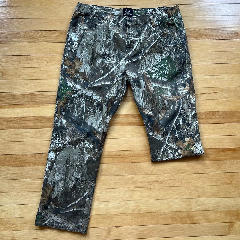 RealTree Camouflage Pants Mens 38x30 Brown Hunting Camo Outdoor Pockets NWOT